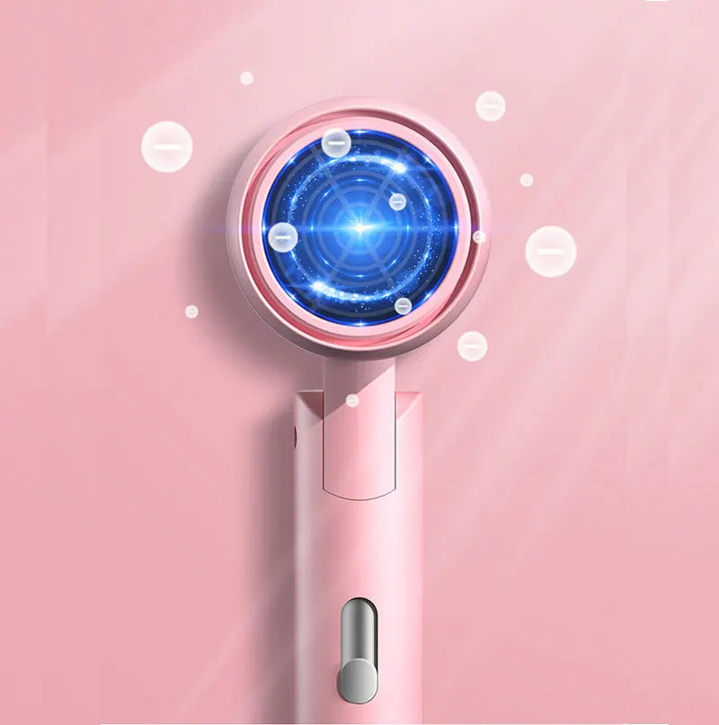 Mini Folding Hair Dryer 750W – Compact Anion Blow Dryer with Travel Bag (220V–240V)