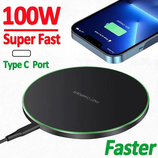 ChargeSwift 100W – Fast Wireless Charging Pad for iPhone, Samsung & More