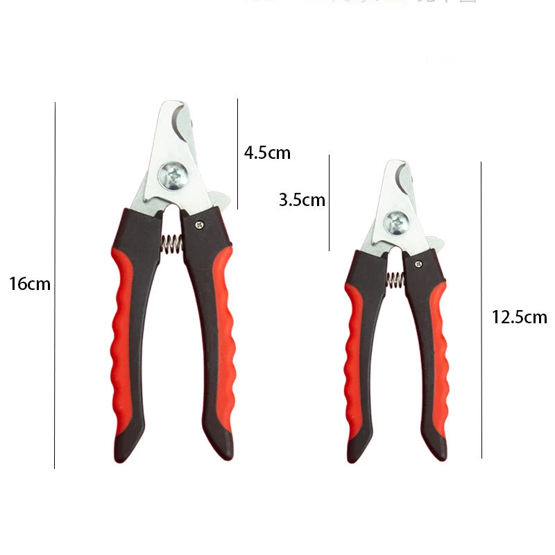Pet Nail Clippers – Stainless Steel Grooming Tool for Dogs & Cats