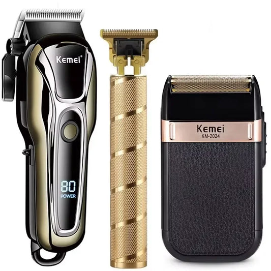 Wireless Professional Hair Clipper – Electric Beard & Hair Trimmer for Men