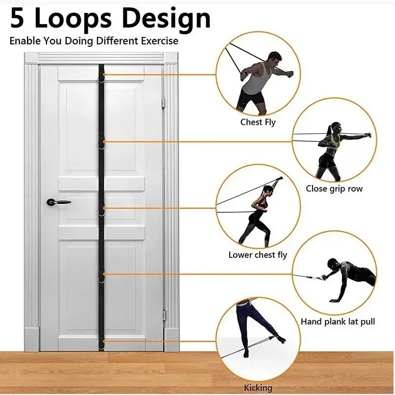 Upgraded Door Anchor Strap – Resistance Band Attachment for Home Workouts