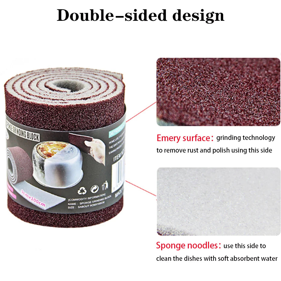 Magic Sponge – Melamine & Carborundum Scrubber for Kitchen Cleaning