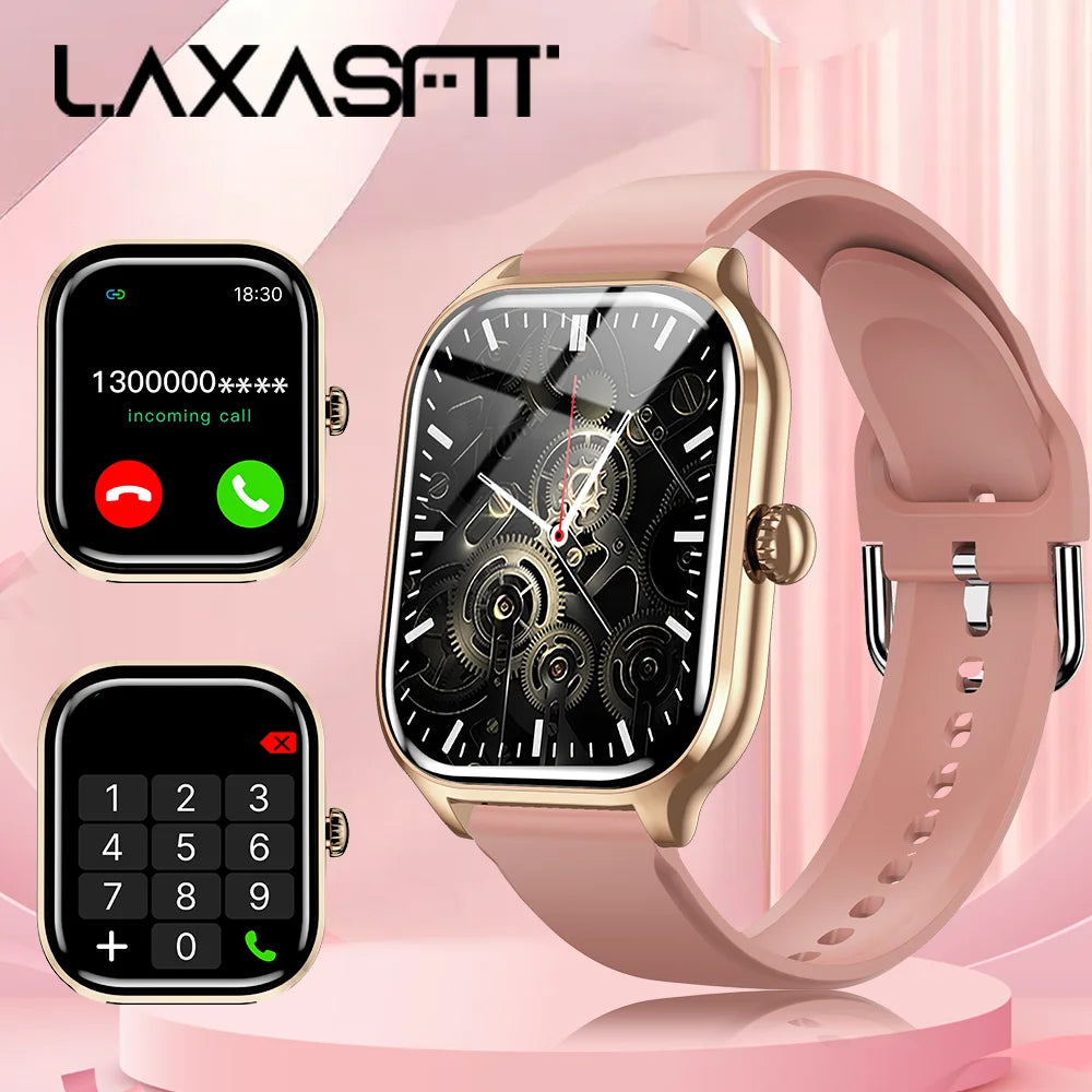 LAXASFIT ProCall – Smartwatch with Voice Call & Health Tracking