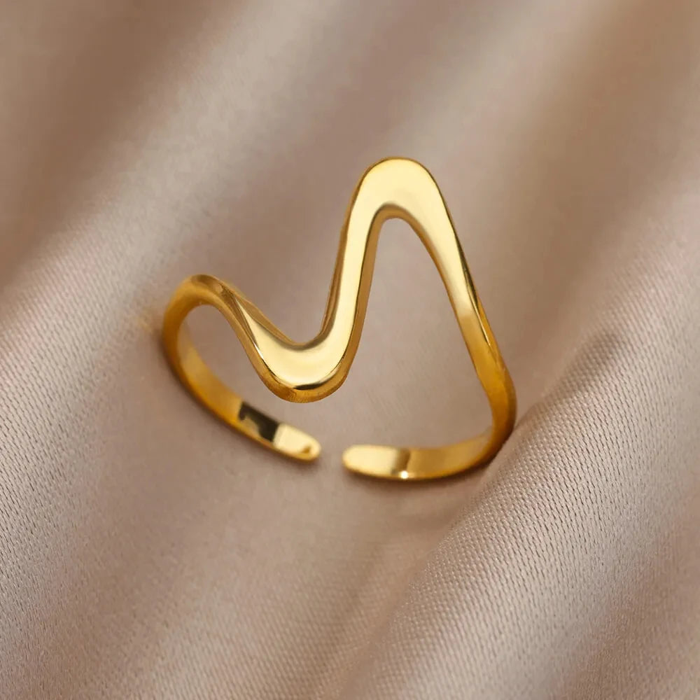 EternaGold – 316L Stainless Steel Couple Rings