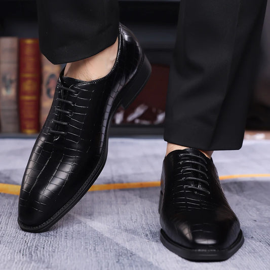 RegalBrogue – Luxury Leather Lace-Up Oxford Shoes