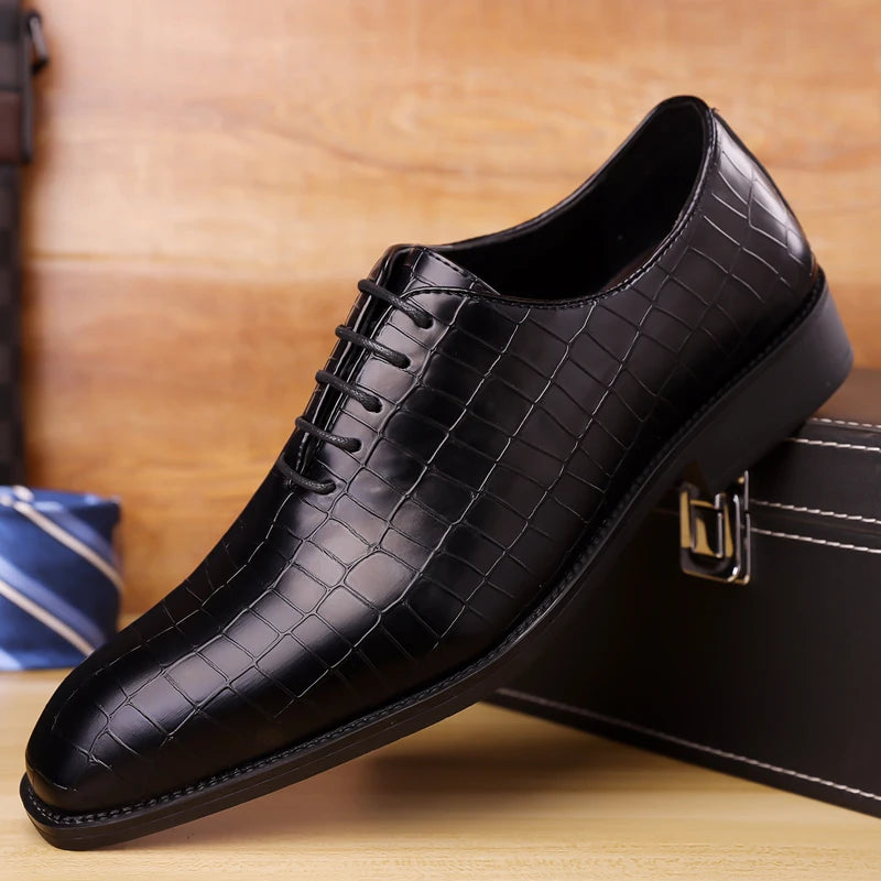 RegalBrogue – Luxury Leather Lace-Up Oxford Shoes