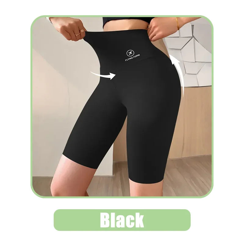 High Waist Push-Up Sports Shorts – Stretchy Gym & Yoga Bottoms for Women