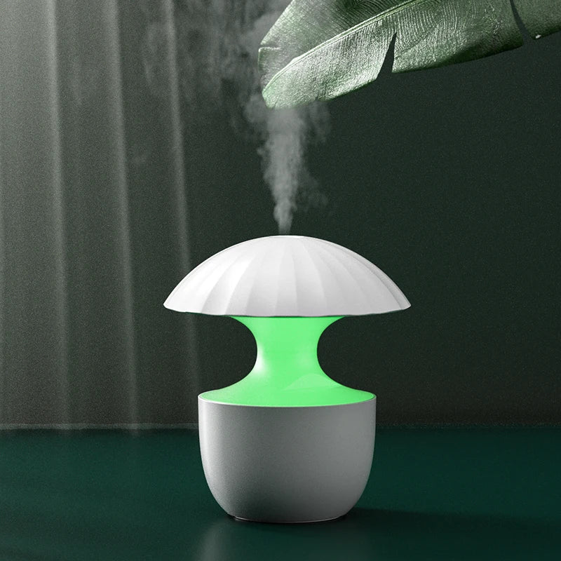 Mushroom Cartoon Aroma Diffuser – 300ml USB Humidifier with Colorful Lights & Cute Design