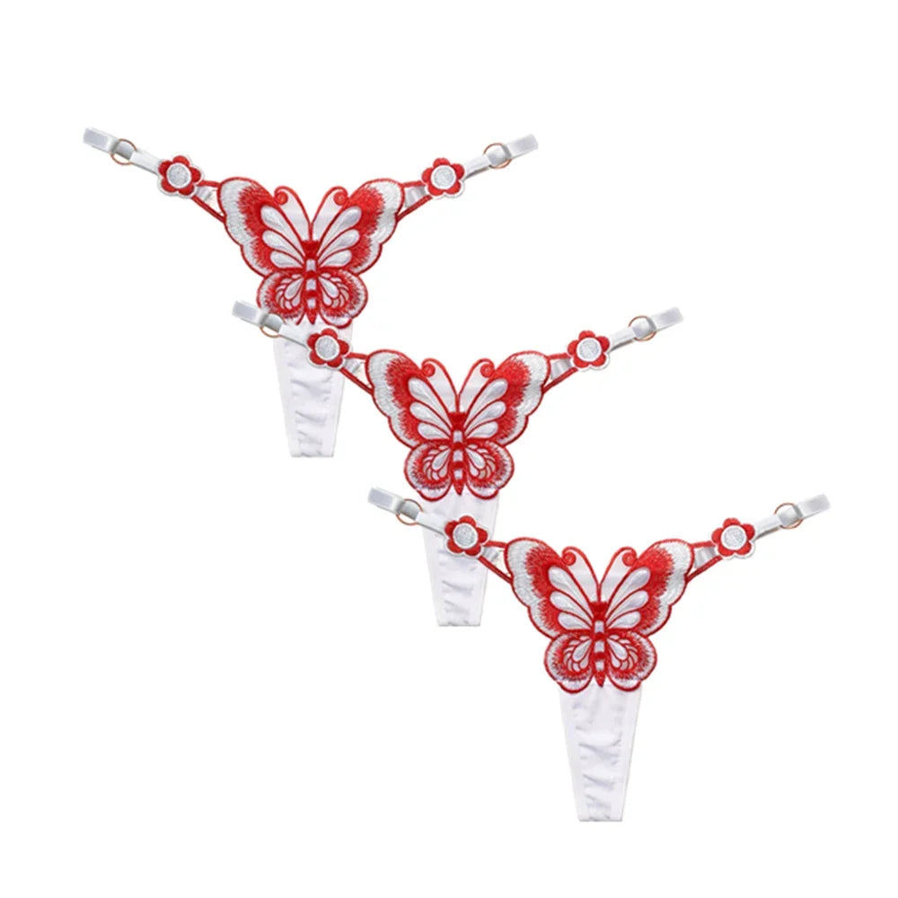 3-Pack Peach Buttock G-String – Adjustable Low-Waist Seamless Thongs