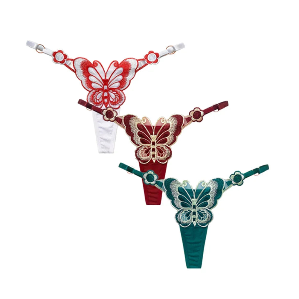 3-Pack Peach Buttock G-String – Adjustable Low-Waist Seamless Thongs