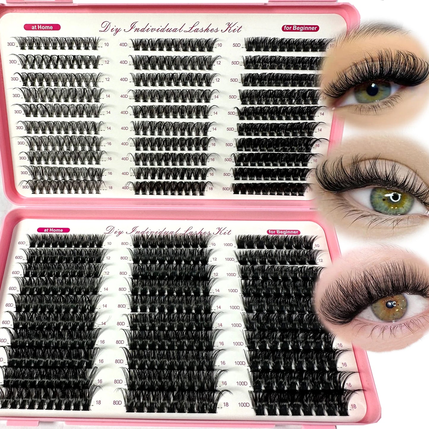 LashCloud – 570/640PCS DIY Fluffy Cluster Lash Extensions