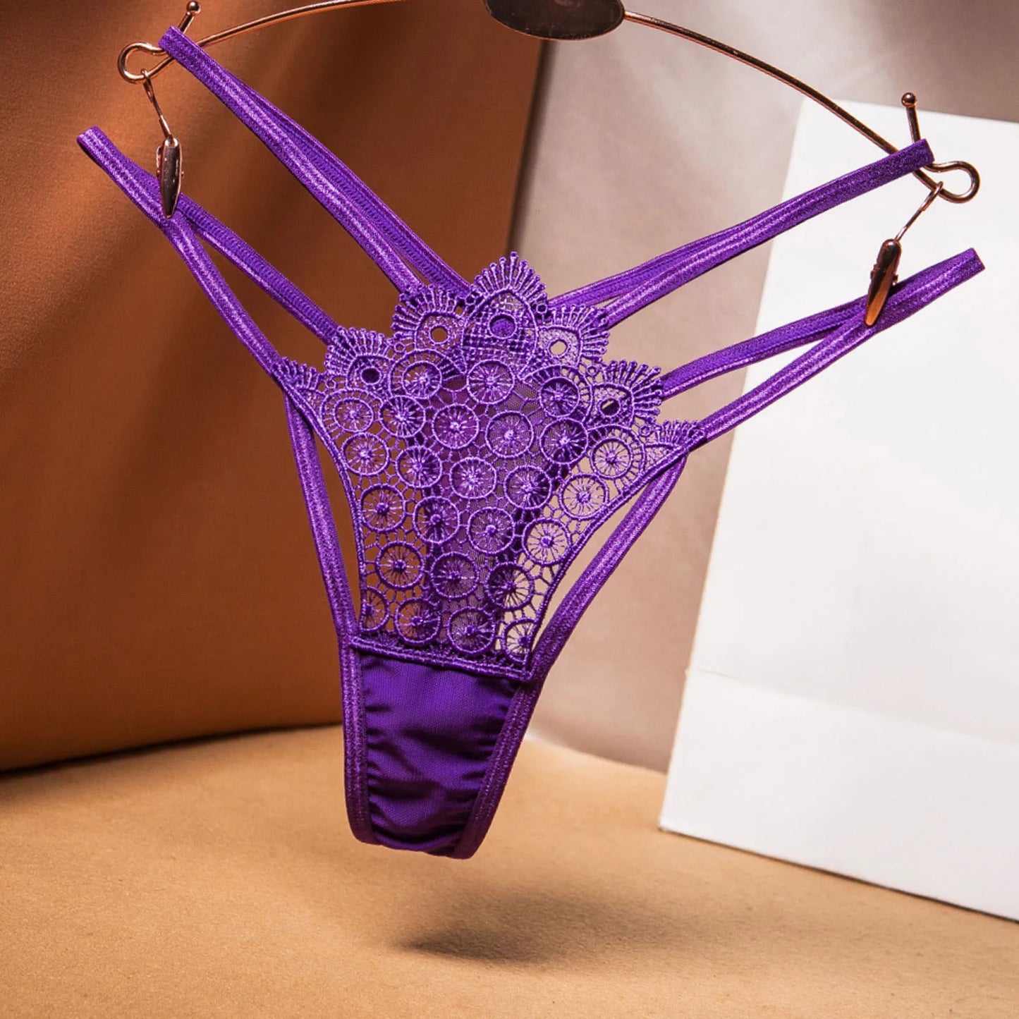🎀 LaceWhisper Temptation Thong – Soft, Sexy & Breathable Elegance 🎀