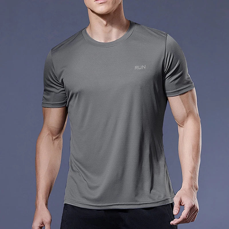 Men’s Quick-Dry Compression Sports T-Shirt – Lightweight Activewear for Gym, Running & Soccer