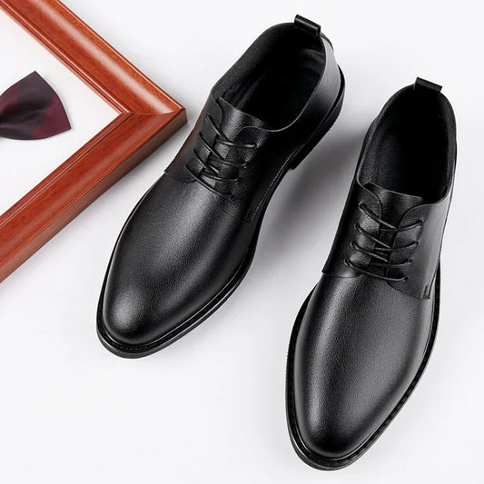 FlexDerby – Men’s Soft Sole Leather Office Shoes