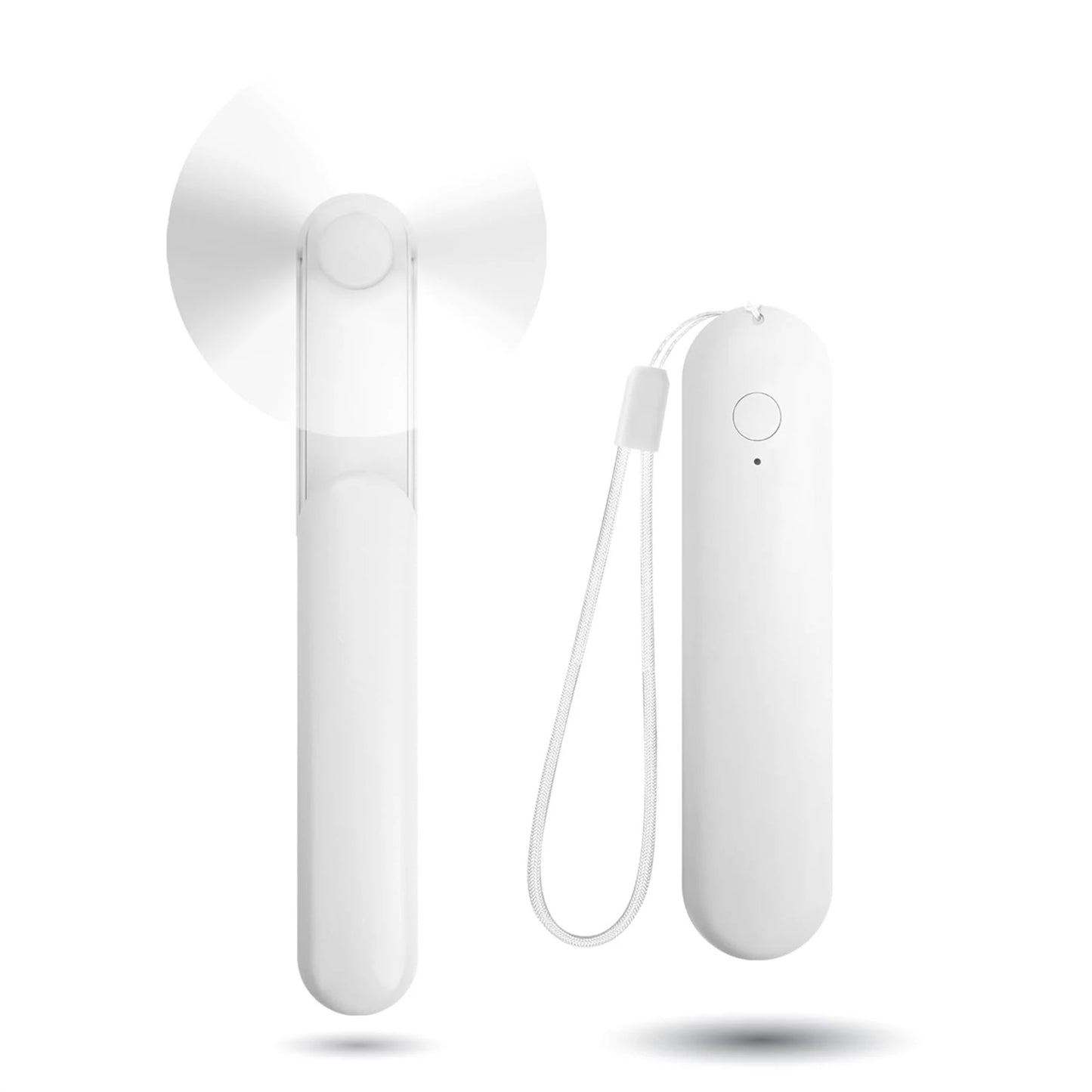 Handheld Mini Fan – USB Rechargeable Pocket Fan & Power Bank for Travel & Summer Use