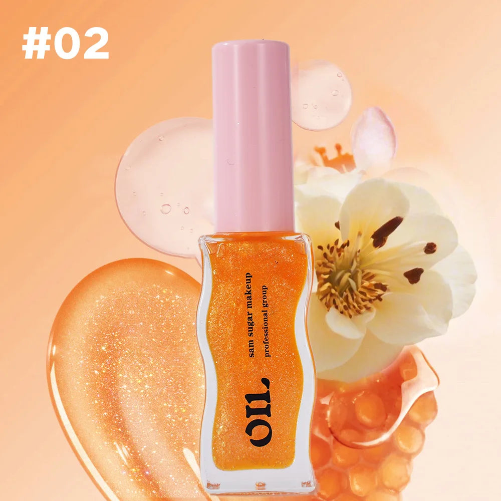 HoneyGloss – Fruity Lip Oil Tint for Plump & Hydrated Lips