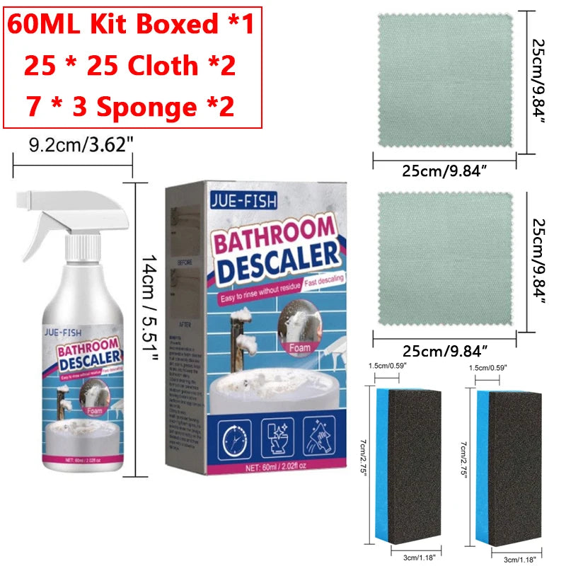 Foam Cleaner – Bathroom & Glass Descaler Spray