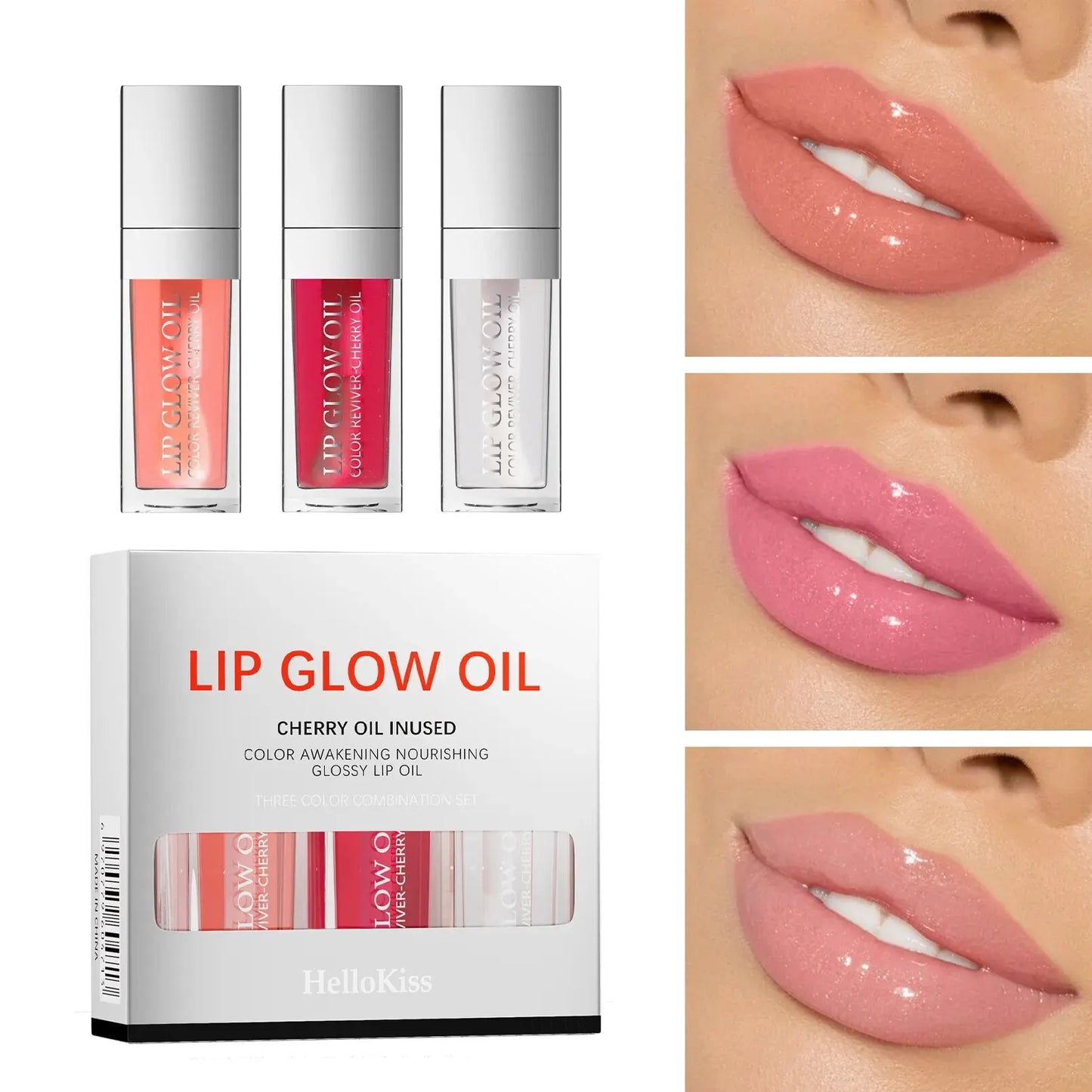 JellyGlow – Crystal Lip Oil & Plumper Set for Moisturized, Glossy Lips