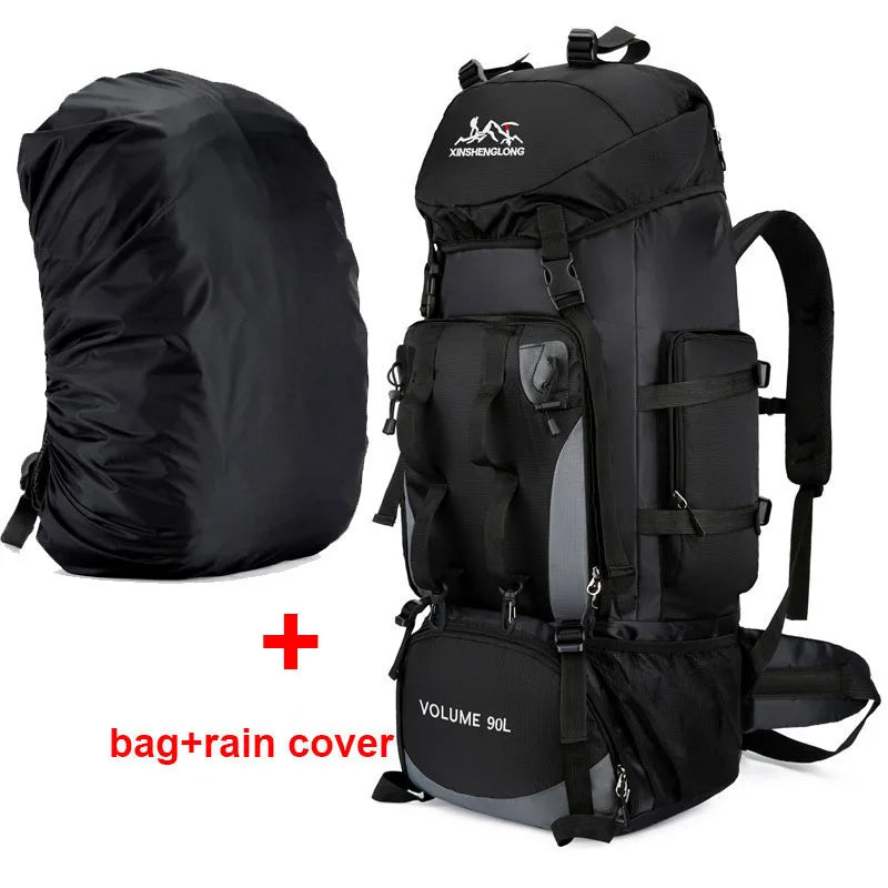 90L Waterproof Hiking & Camping Backpack – Large Outdoor Trekking Rucksack