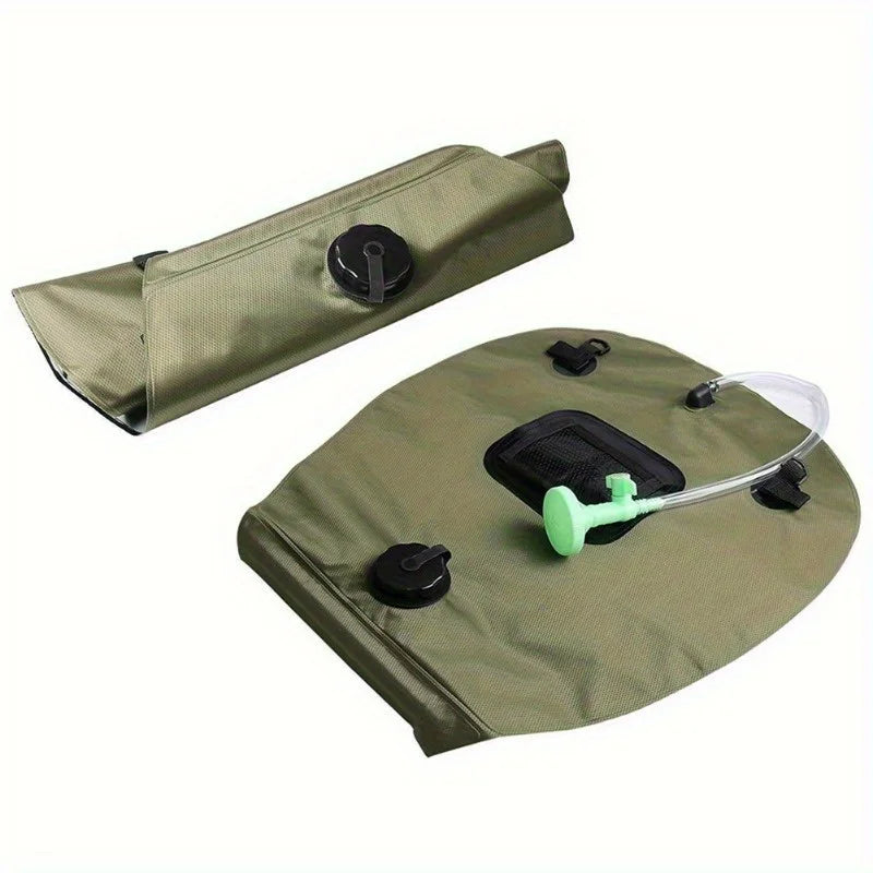 5-Gallon Solar Camping Shower Bag – Portable Outdoor Heated Bath Bag