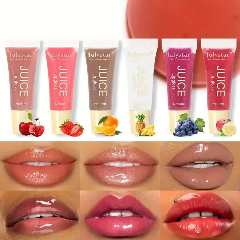 CrystalPout – Jelly Lip Oil Balm with Glass Shine & Fruit Scent