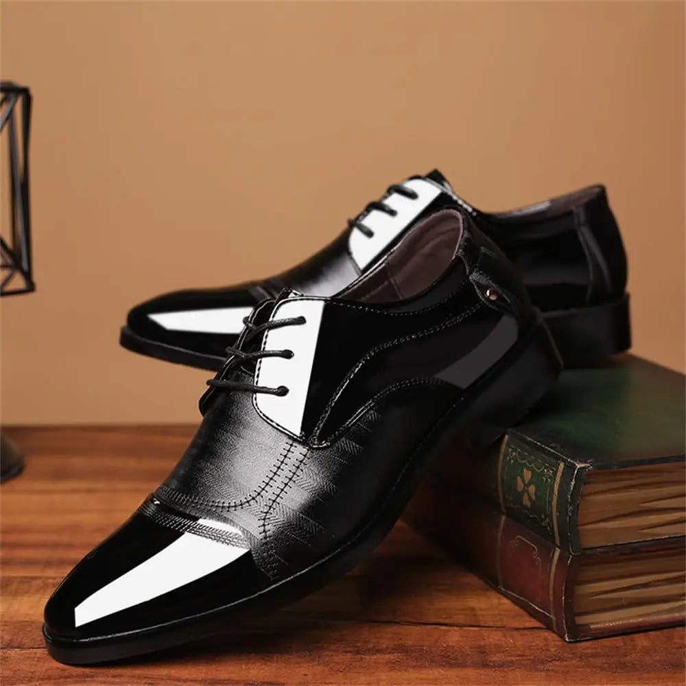 ClassicLux – Men’s Patent Leather Oxford & Loafer Set