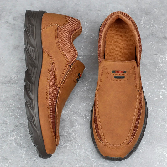 AirFlex 2025 – Men’s Breathable Leather Casual Loafers