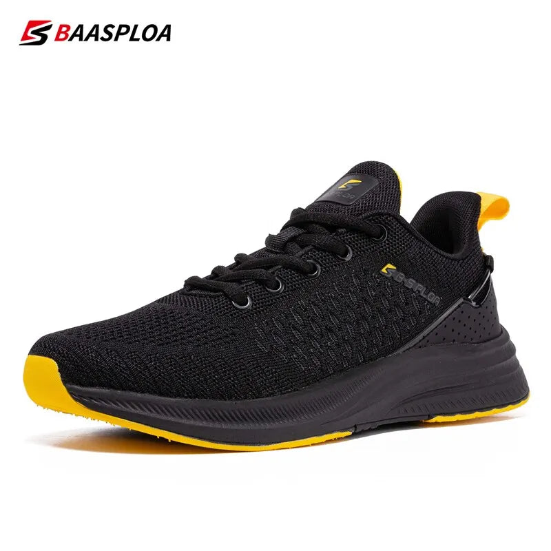 Baasploa AeroRun 2025 – Men’s Lightweight Breathable Running Sneakers