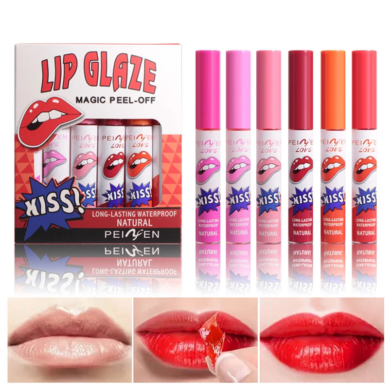 Tear-Off Lip Gloss – Long-Lasting, No-Fade, No-Transfer Lip Tint
