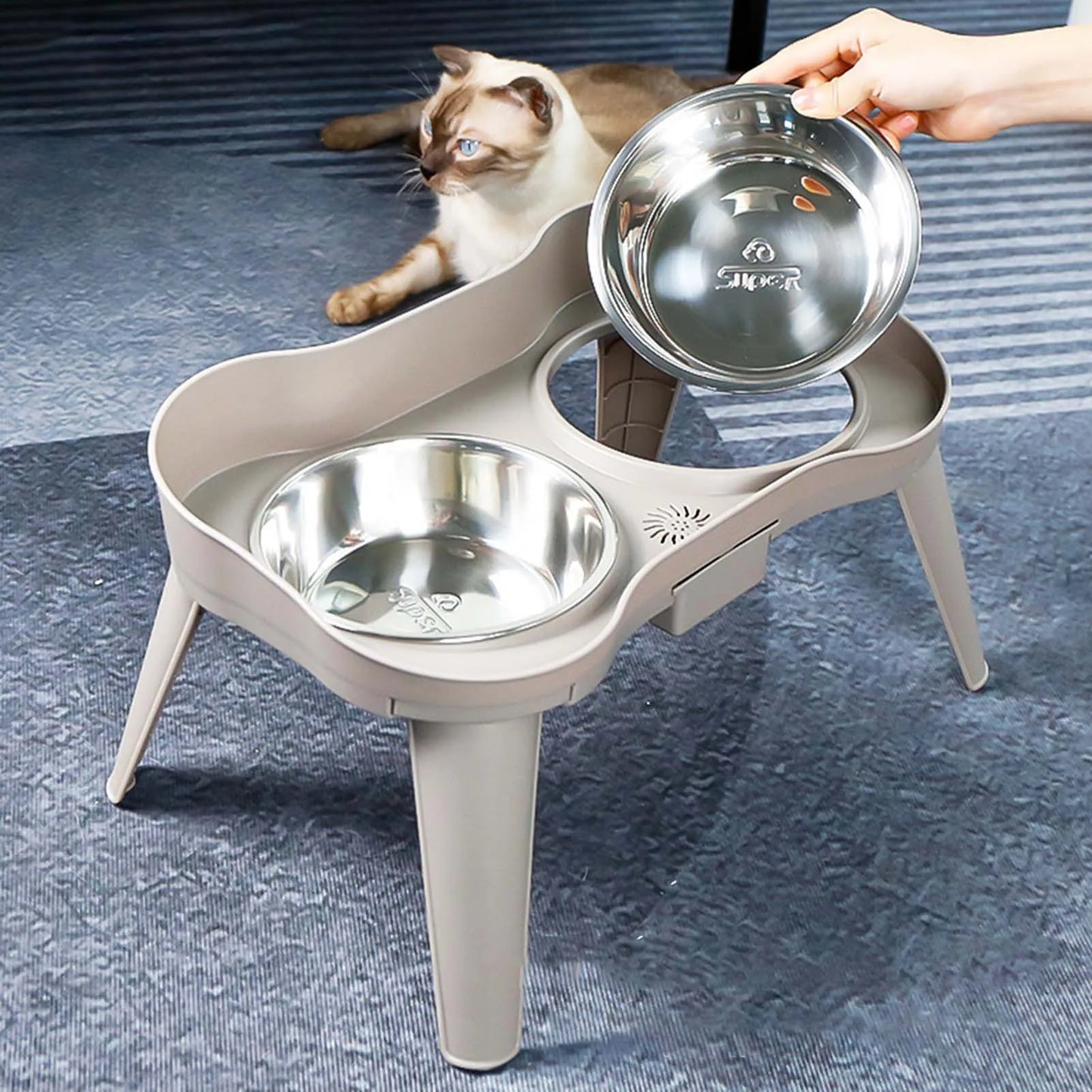Elevated Dog Feeder with Non-Slip Stand – Raised Bowl for Better Posture & Comfort