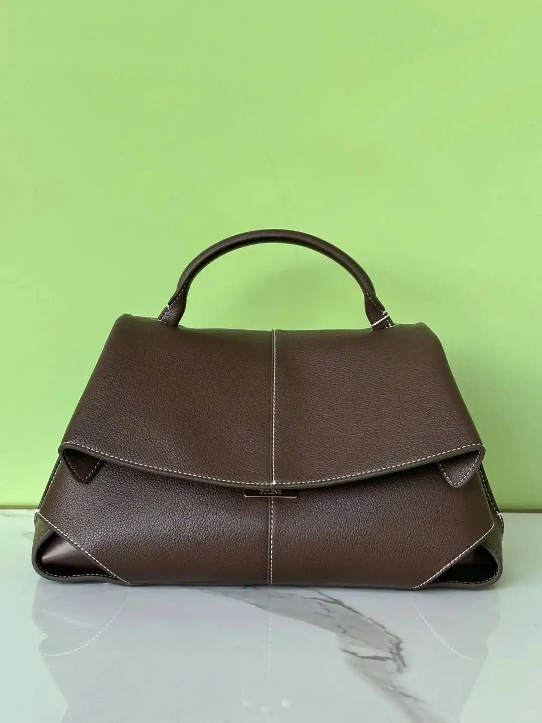 LuxSmile – High-End Pleated Leather Tote Bag