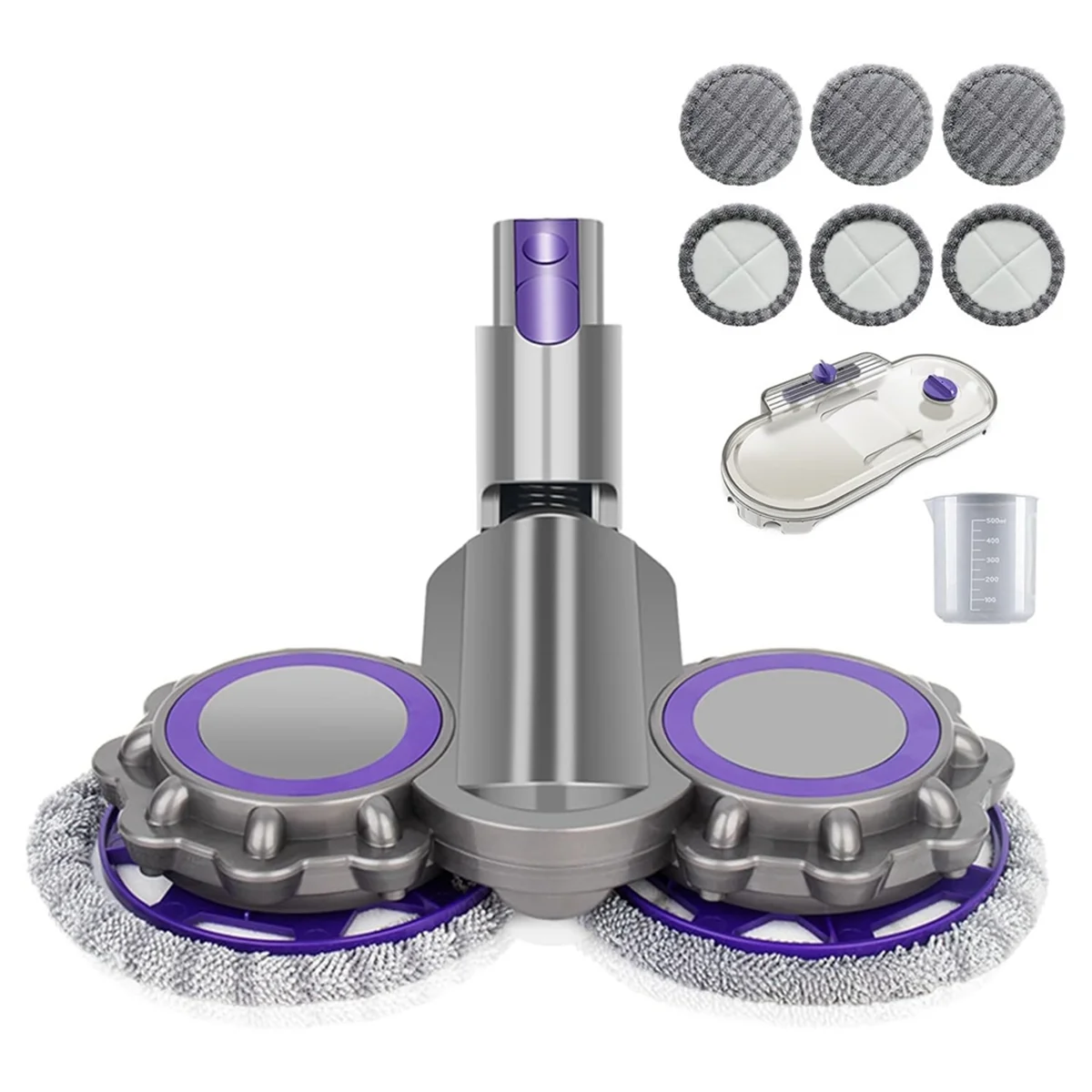 Wet & Dry Mop Head for Dyson V7–V15 – High-Efficiency Cleaning Head with Water Tank