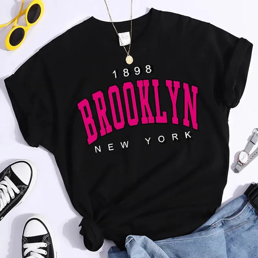 BKNY1898 – Women's Graphic Streetwear T-Shirt