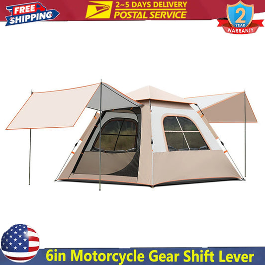 Double-Layer Automatic Camping Tent – Waterproof & UV-Proof with Canopy