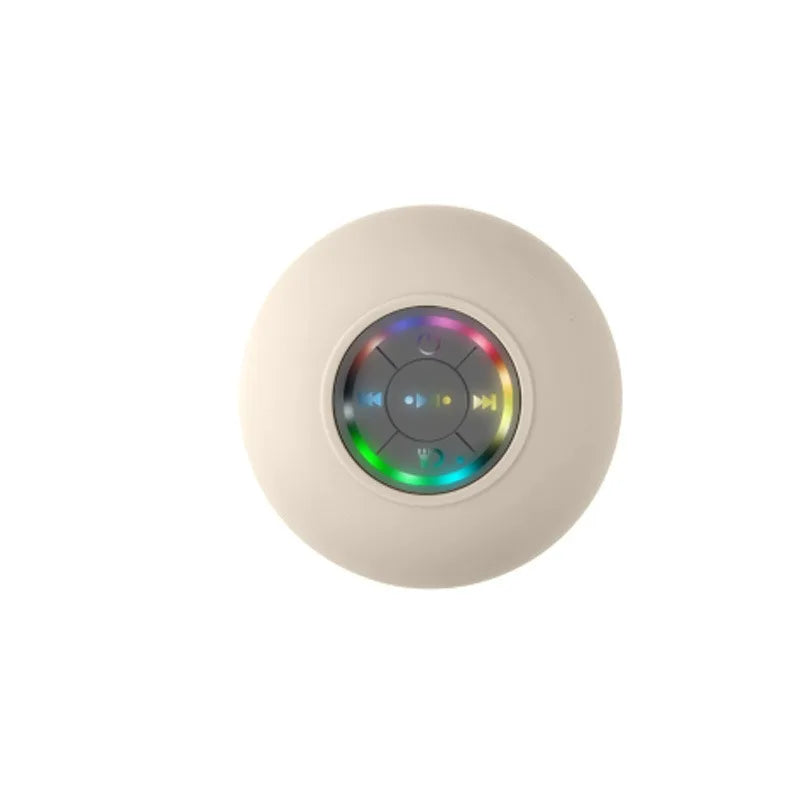2025 Waterproof Bluetooth Shower Speaker – Portable LED Mini Speaker with Suction Cup