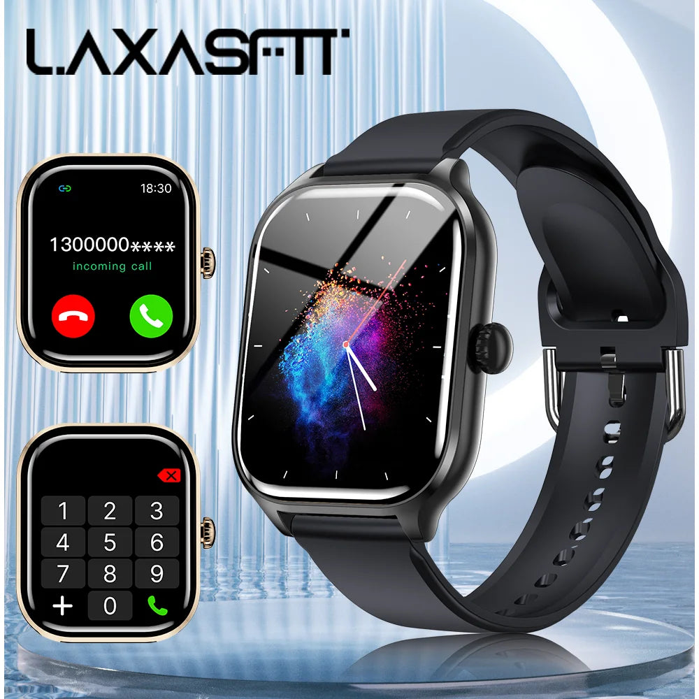 LAXASFIT ProCall – Smartwatch with Voice Call & Health Tracking