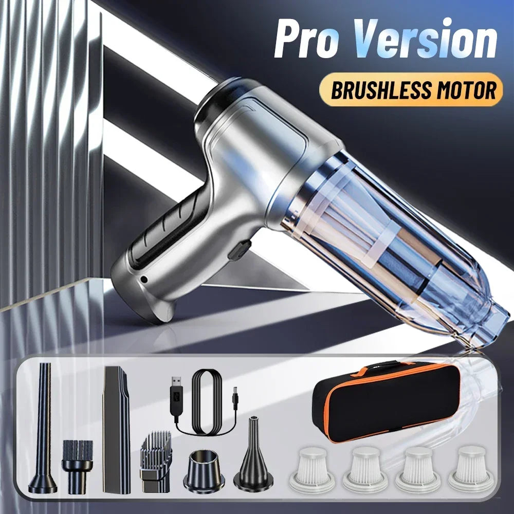 SZUK 638000Pa Car Vacuum Cleaner – Wireless Powerful Suction & Blower for Car & Home