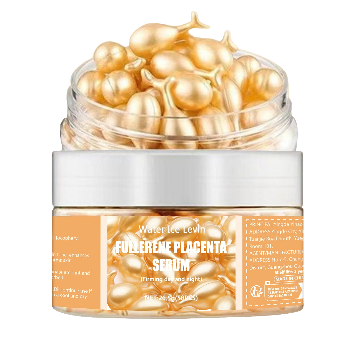 GlowCaps 50 – Collagen & Hyaluronic Acid Face Serum Capsules