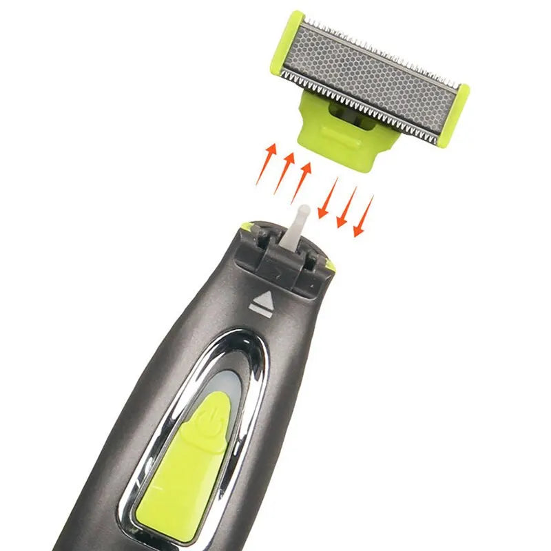 MLG Portable Electric Shaver & Full Body Trimmer – USB Rechargeable with T-Shaped Blade