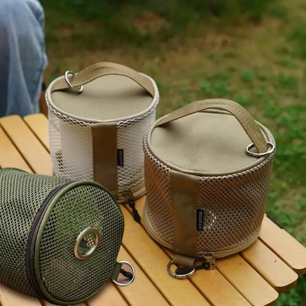 Portable Camping Tissue Holder – Hanging Roll Paper Storage Bag with Hook