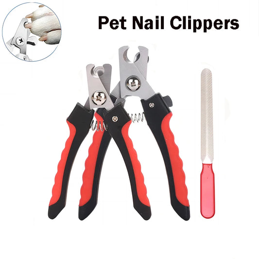 Pet Nail Clippers – Stainless Steel Grooming Tool for Dogs & Cats