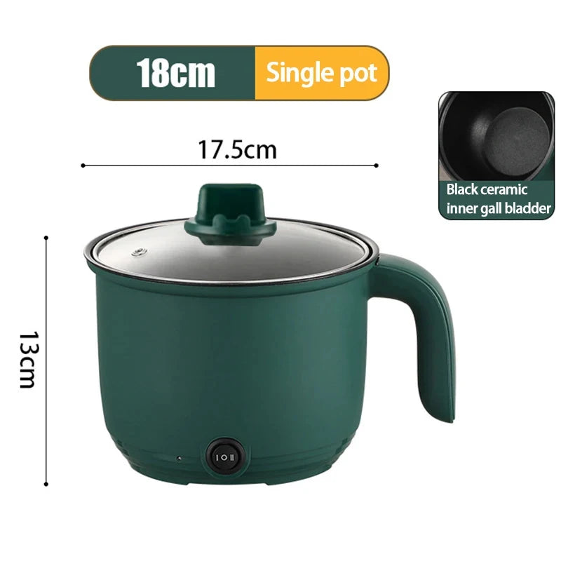 1.5L Mini Multifunction Electric Cooking Pot – Non-Stick Rice Cooker & Hot Pot