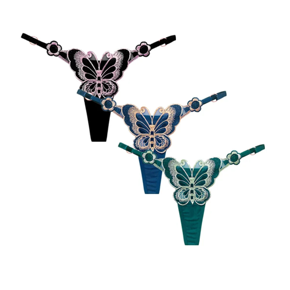 3-Pack Peach Buttock G-String – Adjustable Low-Waist Seamless Thongs