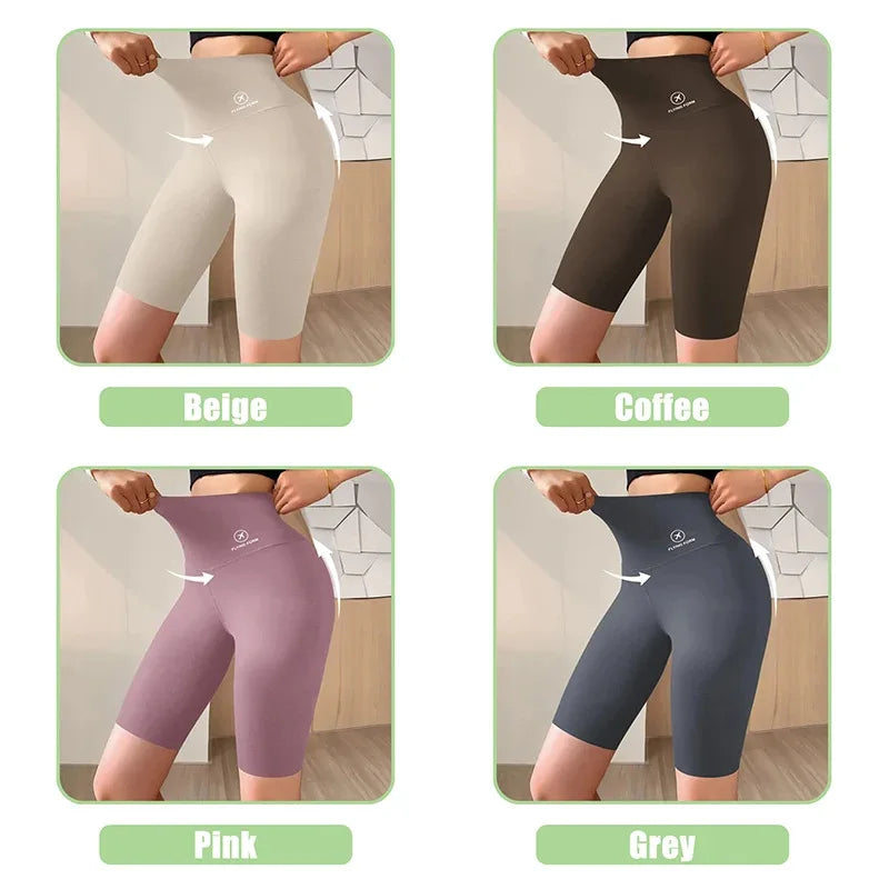 High Waist Push-Up Sports Shorts – Stretchy Gym & Yoga Bottoms for Women