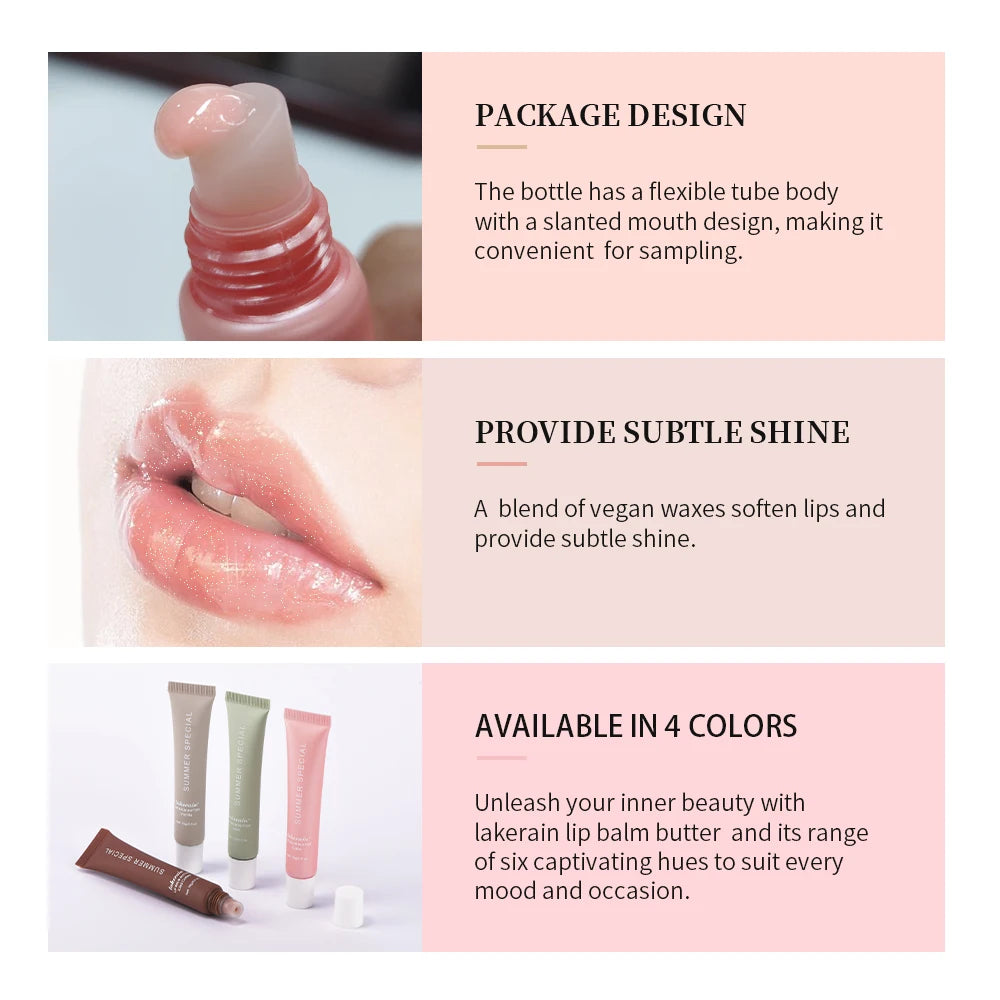 Summer Mirror Lip Gloss & Lip Oil – Moisturizing with Dessert-Inspired Scents