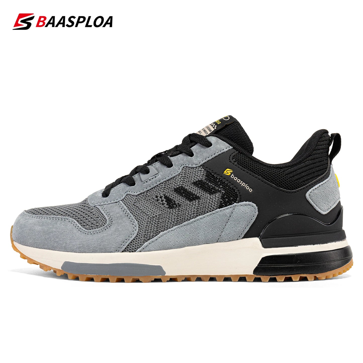 Baasploa AirStep 2025 – Men’s Breathable Casual Sneakers