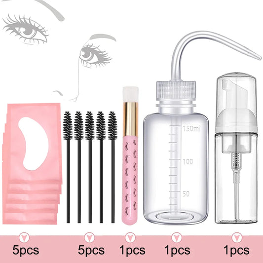 LashCare Pro – 13PCS Eyelash Extension Cleaning & Maintenance Kit