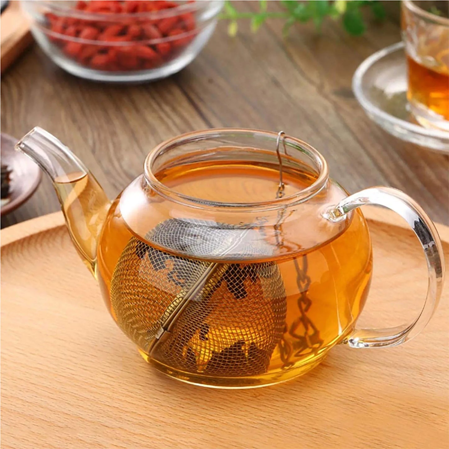 Tea Infuser – Stainless Steel Mesh Ball with Chain