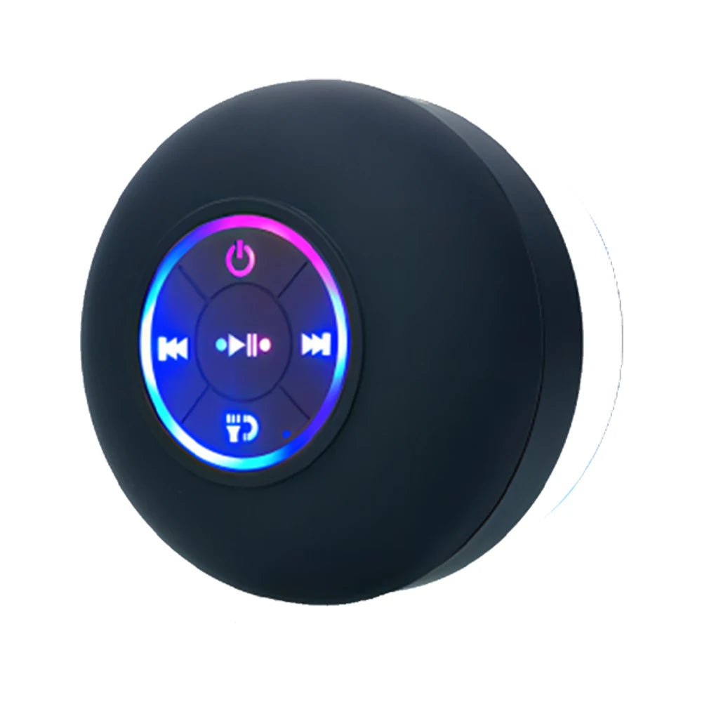 AquaBeat – Mini Waterproof Bluetooth Speaker with LED