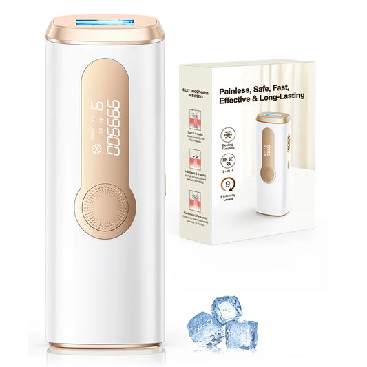 3-in-1 IPL Laser Hair Removal Device with Cooling – 999,900+ Flashes for Body & Armpits